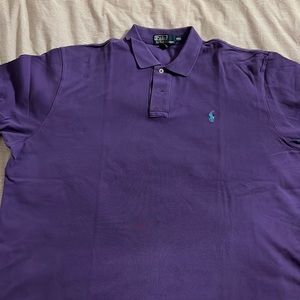 Purple with turquoise polo horse size XXL